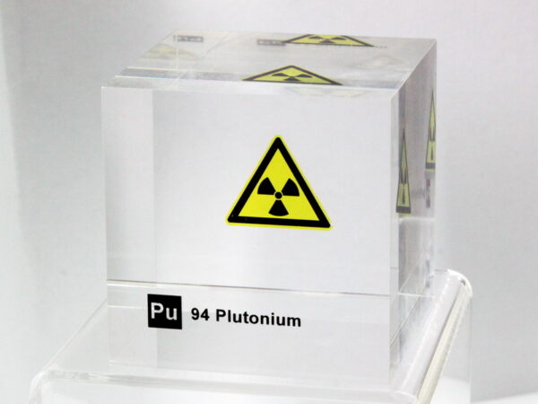 Acrylic Element cube – Plutonium Pu – 50mm – Smart-Elements