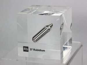 Acryl Elemente Würfel - Rubidium Rb - 50mm