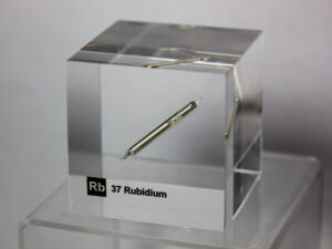 Acrylic Element cube - Rubidium Rb - 50mm