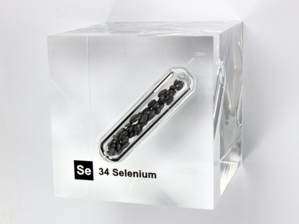 Selenium Cube Acrylic Element-block Selenium Se – 50mm – Smart-Elements