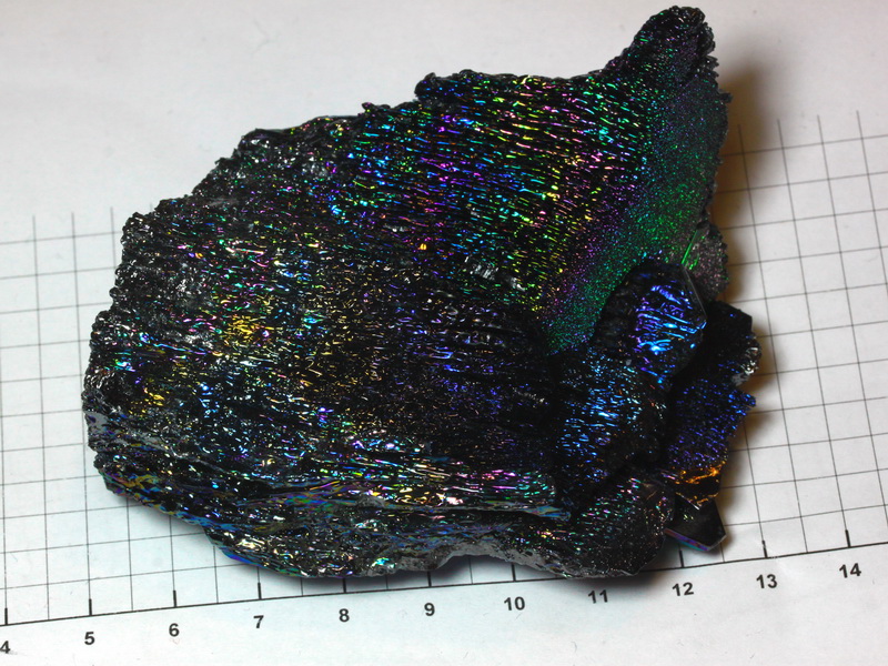 Silicon carbide crystal - SiC nice colorfull surface 171.70g
