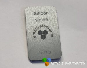Silicon metal bullion bar - ingot 5.80 grams