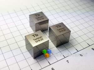 Terbium high precision density-standard cube 10mm with calibration option