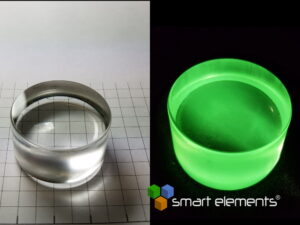 Terbium 3+ doped Barium Phosphate glass - Ingot - 35 grams