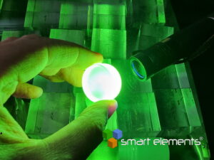 Super luminescent Terbium phosphate glass ingot - Tb3+ 17mol% NEW!