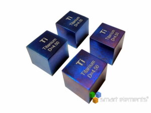Titanium - colored density cube 10mm - 4.5g