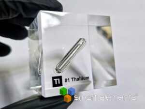 Acrylic Element cube - Thallium Tl - 50mm