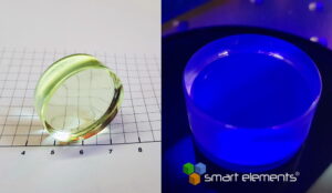 Thulium 3+ doped Barium Phosphate glass - Ingot - 35 grams