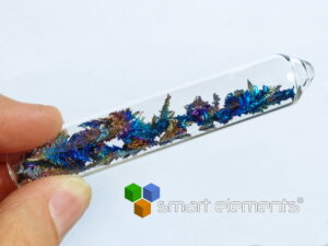 5g Vanadium Metal crystals dendritic with oxide colours
