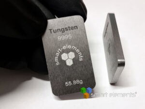 Tungsten metal bullion bar - ingot - 55g