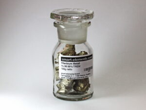 100g Ytterbium metal distilled pieces 99,99% under argon!