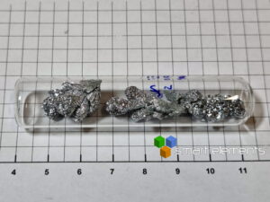 High pure Zinc Metal - distilled dendritic crystals! 99.99% - 11.8g