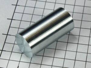 Pure Zinc rod 99.995% - 1 inch x 1/2inch dia.