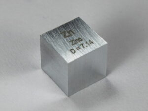 Zinc - precision density cube 10mm - 7.14g