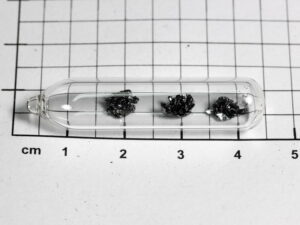 Black Phosphorus - crystal  pieces -  100mg in ampoule