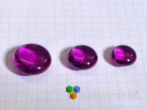 Neodymium magnesium phosphate glass bead - NEW