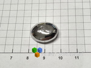 Iridium metal arc melted bead, 20 grams, 99,95% purity!
